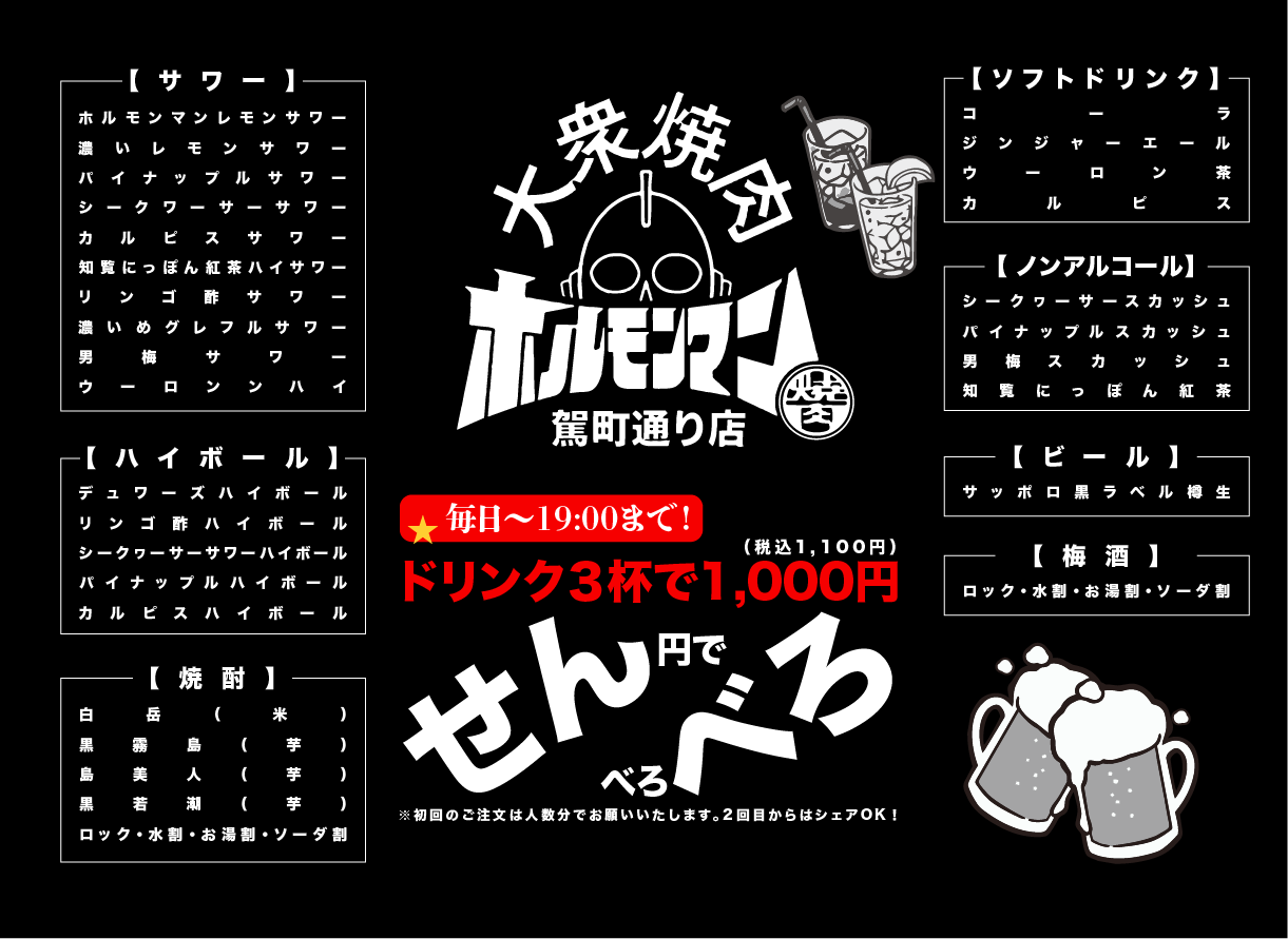 熊本 焼肉 ホルモンマン ホルモン焼き